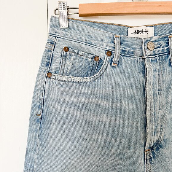Agolde Riley Crop - Shatter - size 27 - Picture 4 of 16